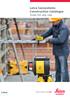 Leica Geosystems Construction Catalogue Tools for any site