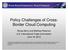 Policy Challenges of Cross- Border Cloud Computing