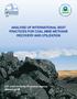 ANALYSIS OF INTERNATIONAL BEST PRACTICES FOR COAL MINE METHANE RECOVERY AND UTILIZATION