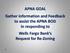 APNA GOAL Gather information and Feedback to assist the APNA BOD in responding to Wells Fargo Bank s Request for Re-Zoning