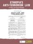 ETHIOPIA S ANTI-TERRORISM LAW A TOOL TO STIFLE DISSENT