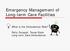 Emergency Management of Long-term Care Facilities