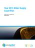 Year 2013 Water Supply Asset Plan. Original Issue: 31 October 2013 FINAL REPORT