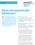 Stem cell research and Parkinson's