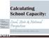 Calculating School Capacity: