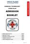 SURGICAL TECHNOLOGY CAREER MAJOR ADMISSION BOOKLET
