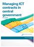 Managing ICT contracts in central government. An update