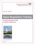 Sales Negotiation Training