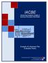IACBE Advancing Academic Quality in Business Education Worldwide