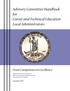 Advisory Committee Handbook for Career and Technical Education Local Administrators