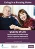 Quality of Life The Priorities of Older People with a Cognitive Impairment