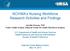 NCHWA s Nursing Workforce Research Activities and Findings
