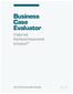 Business Case Evaluator. A Value and Risk Based Enhancement to Envision TM