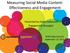Measuring Social Media Content: Effectiveness and Engagement
