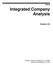 Integrated Company Analysis