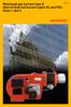 Weishaupt gas burners type G Gas/oil dual fuel burners types GL and RGL Sizes 1 and 3 1/2000 GB