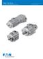 Vickers Vane Pumps V Series - Low Noise Vane Pumps. High Performance Intravane Pumps For Industrial Applications