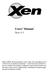 Users Manual. Xen v3.3