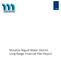 Moulton Niguel Water District Long Range Financial Plan Report