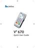 V x 670. Quick User Guide