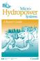Micro- Hydropower. Systems. A Buyer s Guide