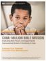 CUBA: MILLION BIBLE MISSION. Summary Case Statement American Bible Society / Mission Advancement