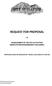 REQUEST FOR PROPOSAL