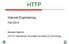HTTP. Internet Engineering. Fall 2015. Bahador Bakhshi CE & IT Department, Amirkabir University of Technology