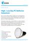 High / Low Bay PC Reflector Datasheet