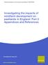 Investigating the impacts of windfarm development on peatlands in England: Part 2 Appendices and References
