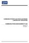 COMMUNICATIONS PLAN FOR ELECTRONIC LABORATORY REPORTING COMMUNICATIONS MANAGEMENT PLAN