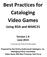 Best Practices for Cataloging Video Games