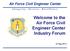 Welcome to the Air Force Civil Engineer Center Industry Forum