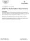 2016 Prior Authorization Requirements