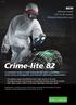 Crime-lite 82 NEW. Infrared model UV-Vis-IR camera Wheeled laboratory cart. foster + freeman