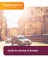 Guide to driving in Europe