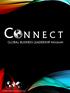 C N N E C T GLOBAL BUSINESS LEADERSHIP PROGRAM