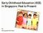Early Childhood Education (ECE) in Singapore: Past to Present. by Karuppiah Nirmala