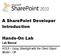 A SharePoint Developer Introduction. Hands-On Lab. Lab Manual HOL8 Using Silverlight with the Client Object Model C#