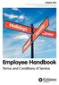 Employee Handbook. Terms and Conditions of Service