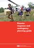 Disaster response and contingency planning guide