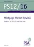 Mortgage Market Review