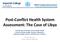 Post-Conflict Health System Assessment: The Case of Libya