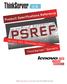 U.S. Product Specifications Reference PSREF. Version 483, December 2015. ThinkServer Servers. Visit www.lenovo.com/psref for the latest version
