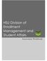 HSU Division of Enrollment Management and Student Affairs. Assessment Workbook