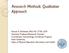 Research Methods: Qualitative Approach