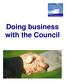 Doing business with the Council
