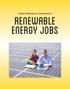 RENEWABLE. Career Pathways to Connecticut s ENERGY JOBS