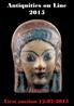 Antiquities on Line 2015