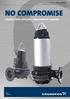 No compromise. Highest total efficiency wastewater pumping. grundfos se & sl ranges Submersible and dry-installed wastewater pumps